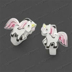 Juwelier Schell 165564 Jung Scharniercreolen Einhorn 15-0042