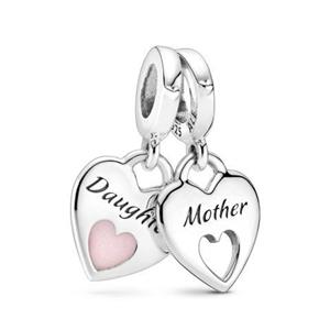 Juwelier Schell 161306 Pandora Moments Charm Mutter & Tochter Doppelherz 799187C01