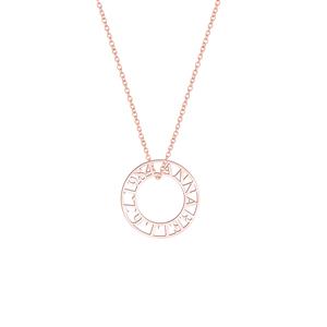 Juwelier Schell 166276 Beka&Bell Kette Circle of Life rosé SW10786