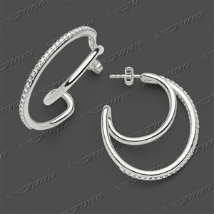 Juwelier Schell 168939 Jung Steckcreolen Halbmond 26-0020