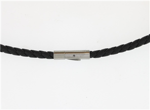 Juwelier Schell 158666 Boccia Ledercollier Schwarz 0858-0150