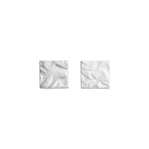 Juwelier Schell 159726 Tezer Ohrstecker Quadrat mit Struktur R.1398