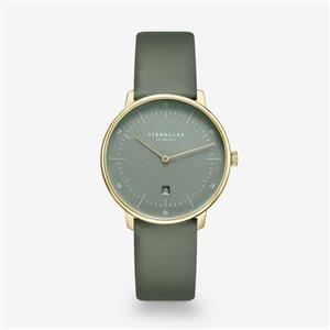Juwelier Schell 177194 Sternglas Armbanduhr Naos XS Flora Salbei/Gold S01-NDF18-KL09