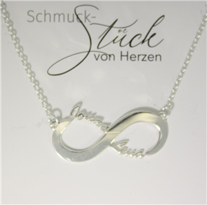 Juwelier Schell 160500 Beka&Bell Infinity Namenskette INK