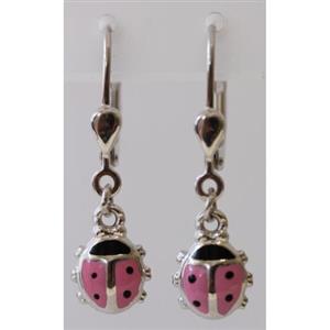 Juwelier Schell 162390 RG Ohrhänger Marienkäfer Rosa 8298044/1