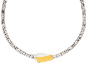 Juwelier Schell 176156 ManuSchmuck Collier mit Foxband K1482BRW
