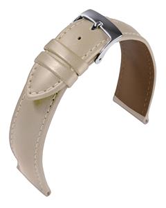 Juwelier Schell 176480 Eulit Uhrenband Kalb Resisto Beige/Silber 892618212