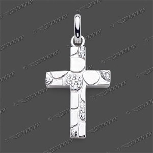 Juwelier Schell 177320 Jung Anhänger Kreuz Struktur 53-0195