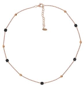 Juwelier Schell 173733 Pesavento Kette Shiny Rosé Polvere Schwarz | Polvere di Sogni WPLVE870