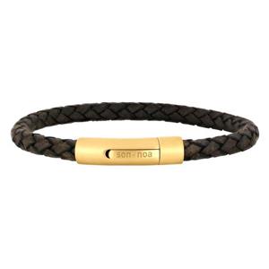 Juwelier Schell 176000 SON of NOA Armband Geflochtenes Kalbsleder 80970229221