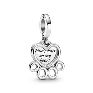 Juwelier Schell 176291 Pandora Moments Charm Pfotenabdrücke auf dem Herzen 799360C00