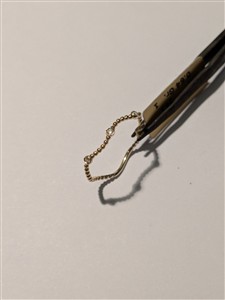 Juwelier Schell 176703 T.C Gold Kugelring Wellen DNR0082-01