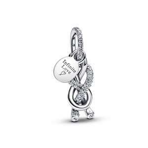 Juwelier Schell 177276 Pandora Moments Charm Unendlichkeitsknoten mit Pavé 793780C01