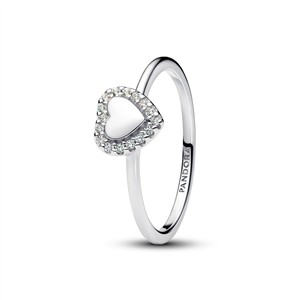 Juwelier Schell 177277 Pandora Ring mit gravierbarem Herz 193801C01-54