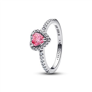 Juwelier Schell 177282 Pandora Ring Funkelndes rosa Herz 198421C03-54