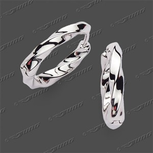 Juwelier Schell 177402 Jung Scharniercreolen Gedreht 15-0342