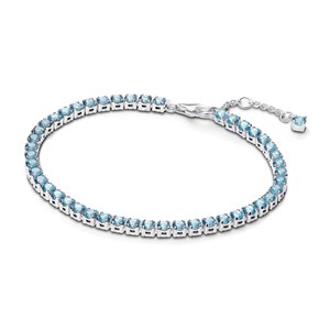 Juwelier Schell 177659 Pandora Tennisarmband Hellblau 591469C03-18