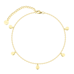 Juwelier Schell 175224 Xenox Fußkette Plättchen XS10083G