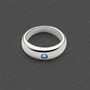 Juwelier Schell 175303 Jung Anhänger Tauffring Blau 50-0003-8
