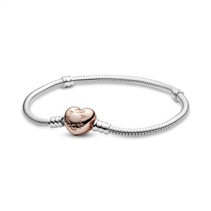Juwelier Schell 177919 Pandora Moments Armband mit roségoldener Herzschließe 580719-21