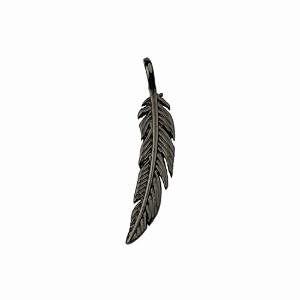 Juwelier Schell 142731 Traumfänger Anhänger Feder Schwarz Klein TF03SBK