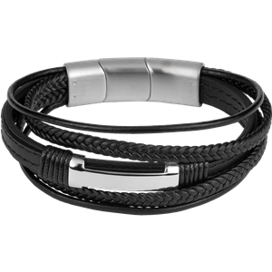 Juwelier Schell 167604 Jacques Lemans Lederarmband 5-reihig S-B111A