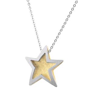 Juwelier Schell 173913 Ernstes Design Kette mit Anhänger Stern K838.45
