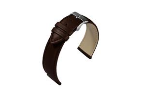 Juwelier Schell 174864 Eulit Uhrenband Taurus Dunkelbraun/Silber 342620272