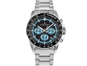 Juwelier Schell 178538 Jacques Lemans Armbanduhr Liverpool Schwarz/Hellblau 1-2207B