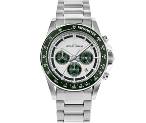 Juwelier Schell 178539 Jacques Lemans Armbanduhr Liverpool Dunkelgrün 1-2207E