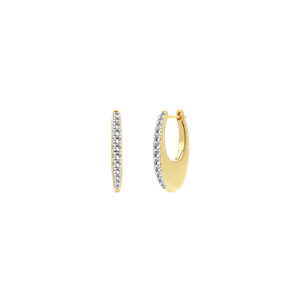 Juwelier Schell 178711 Xenox Creolen Oval & Flach Klein XS91867G