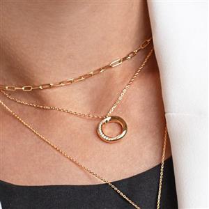 Xenox Kette mit Anhänger Classic Circle – Bild 2