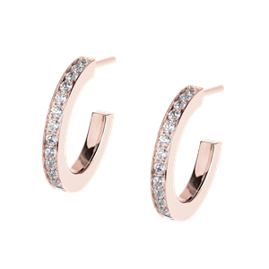 Juwelier Schell 166751 Ernstes Design Steckcreolen E574