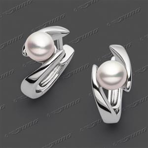 Juwelier Schell 167153 Jung Creolen mit Perle 25-0367