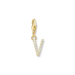 Juwelier Schell 170910 Thomas Sabo Charm-Anhänger Buchstabe V 1985-414-14