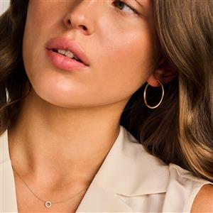 Blush Creolen 30mm – Bild 2