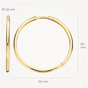 Blush Creolen 30mm – Bild 5