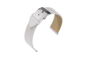 Juwelier Schell 174880 Eulit Uhrenband Nappa Weiß/Silber 341118112