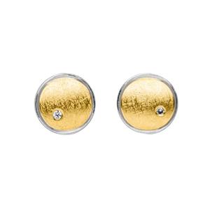 Juwelier Schell 176146 ManuSchmuck Ohrstecker Scheiben O775BRW