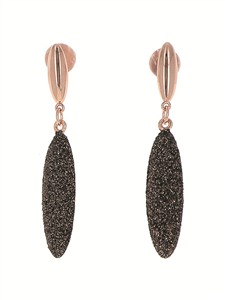 Juwelier Schell 176721 Pesavento Ohrstecker Shiny Rosé Polvere Marrone WPLVO2668