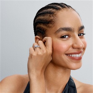 Pandora funkelnder Strahlenkranz Herz Ring – Bild 2