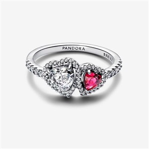 Pandora Strahlenkranz Herzen Ring – Bild 4