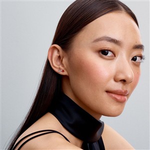 Pandora Pfeil & Murano-Glas Herz Ohrstecker – Bild 2