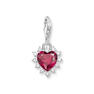Juwelier Schell 177162 Thomas Sabo Charm Herz Rot 2204-013-10