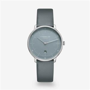 Juwelier Schell 177195 Sternglas Armbanduhr Naos XS Flora Eisblau/Silber S01-NDF17-KL10