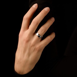 Ernstes Design Ring Funkelnde Linie 6mm – Bild 2