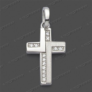 Juwelier Schell 155358 Jung Anhänger Kreuz Geometrisch 53-0107