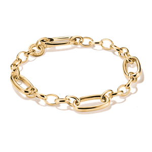 Juwelier Schell 177733 Thomas Sabo Charm Armband Klassisch mit drei Connect Links C1203-413-39-L17