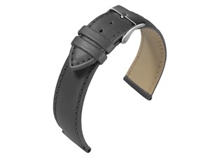 Juwelier Schell 178597 Eulit Uhrenband Taurus Dunkelgrau/Silber 342616122