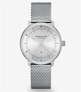 Juwelier Schell 179304 Sternglas Armbanduhr Naos XS Edition Elyra Silber S01-NDE10-MI01